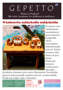 6 huonekkalua