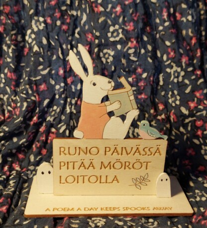 Runo päivässä pitää möröt loitolla
