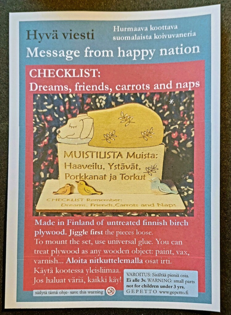 Hyvä viesti: Muistilista