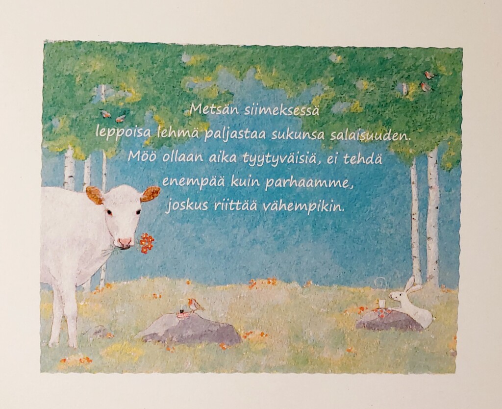 Tyynyliina Leppoisa lehmä paljastaa salaisuutensa