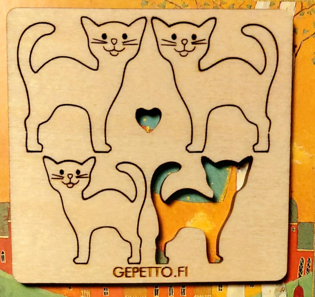 Neljä ystävällistä kissaa