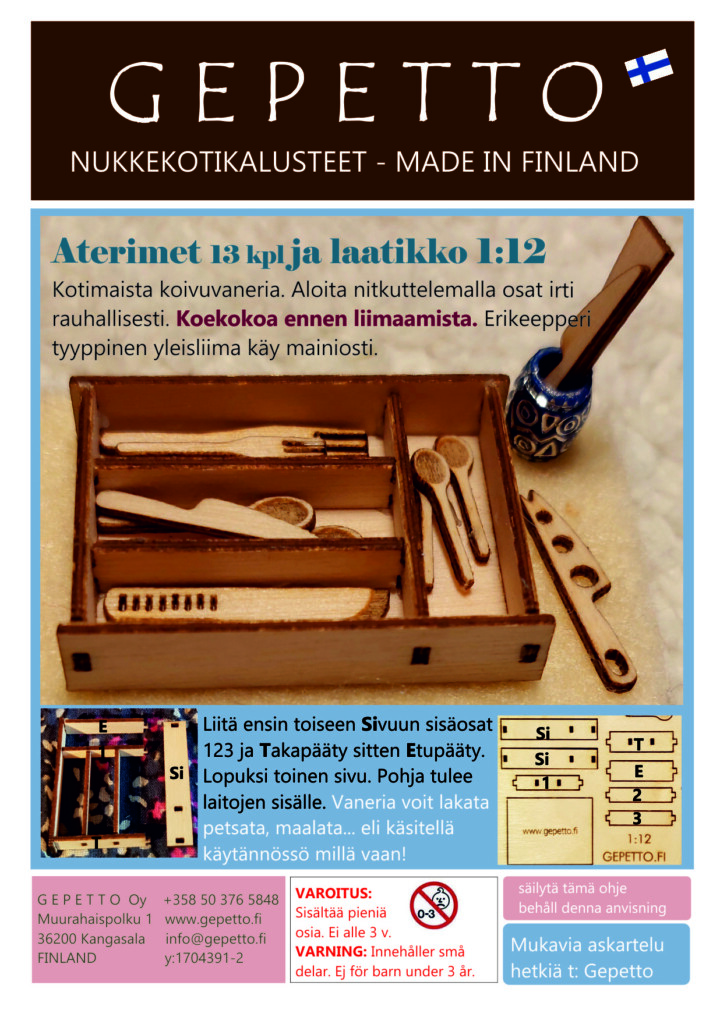 Aterimet ja laatikko