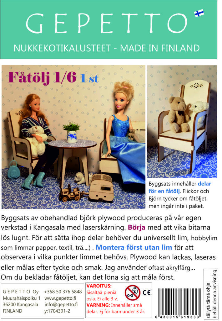 Fåtölj för Barbie