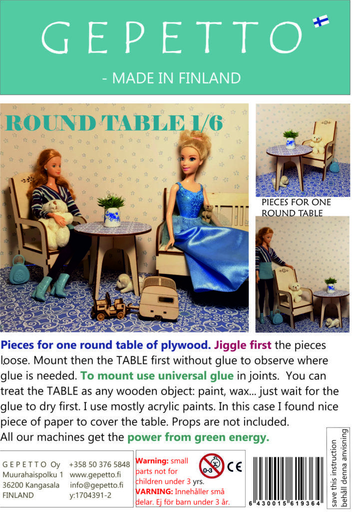 Table for barbie