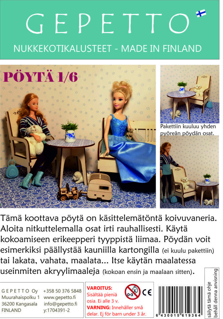 Barbib pyöreä pöytä