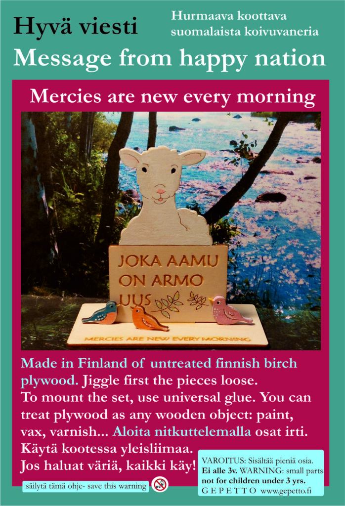 hyvä viesti joka päivä on armo uus