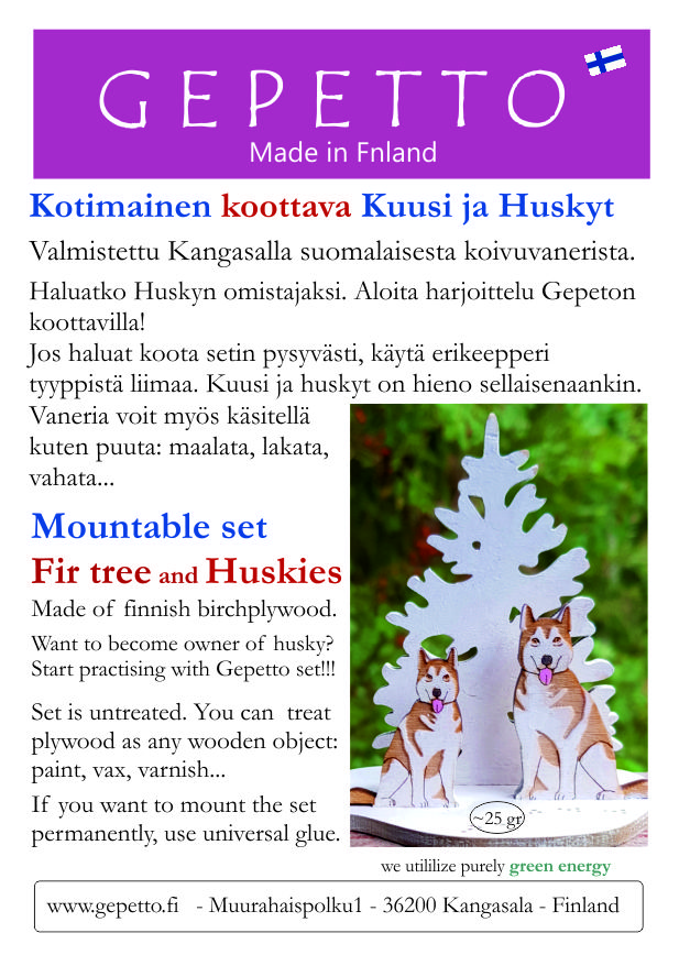 Husky vanerikortti