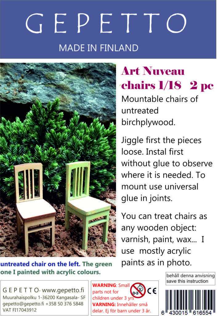 Art Nuveau Chairs