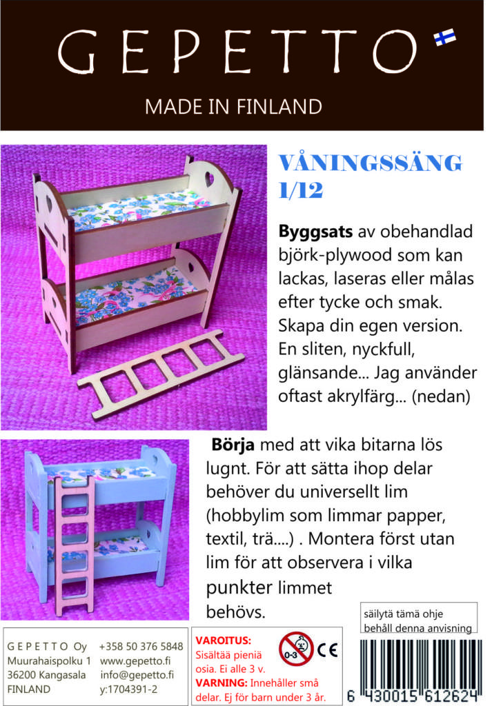 Våningssäng 1:12