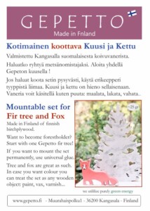Kettu ja kuusi koottava kirjeenä kulkeva