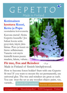 Kettu kuusi ja pupu