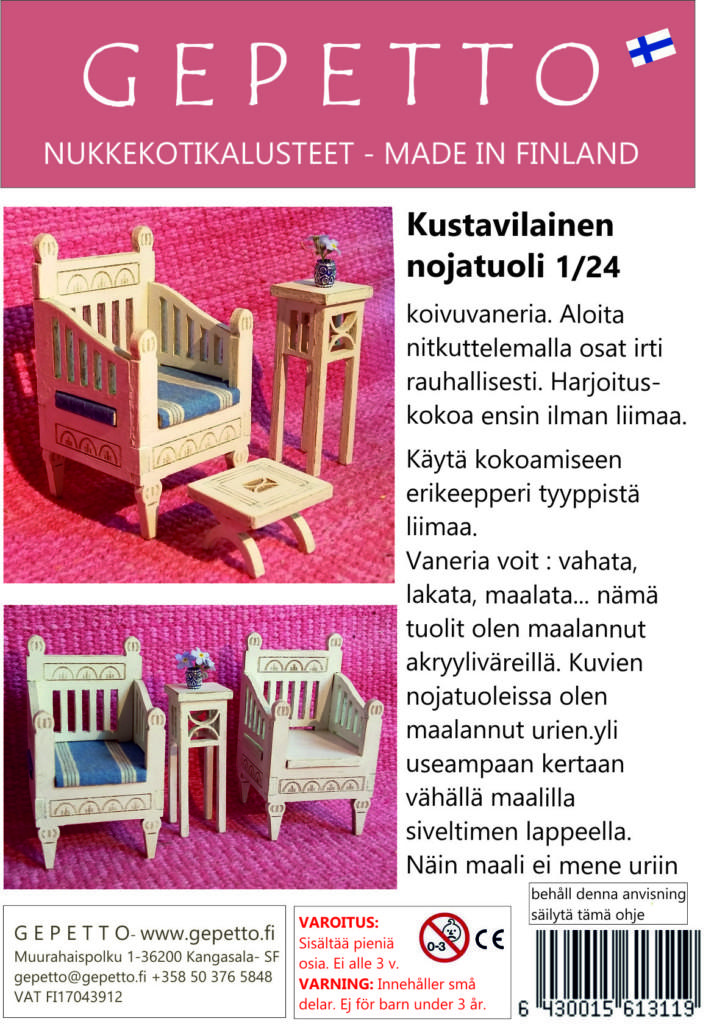 Kustavilaiset nojatuolit 