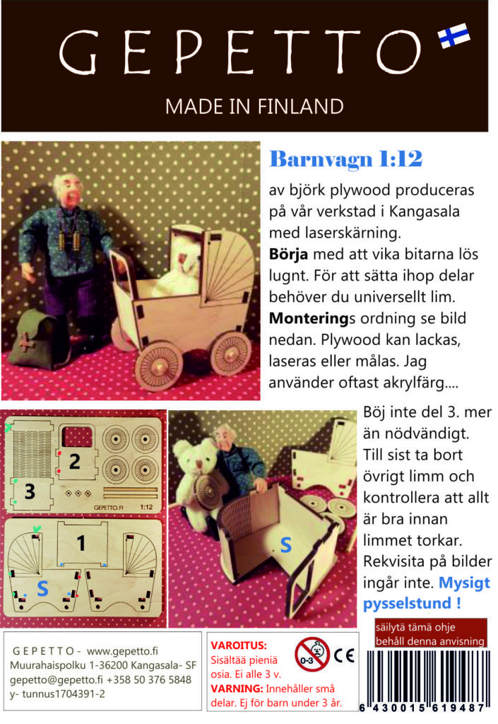 Barnvagn 1:12