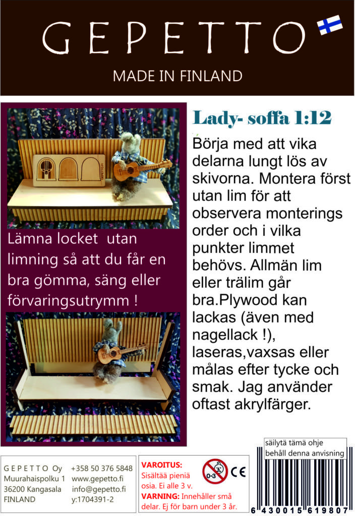 Lady-soffa 1:12