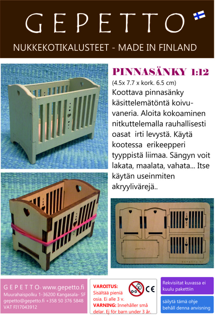 Pinnasänky 1:12