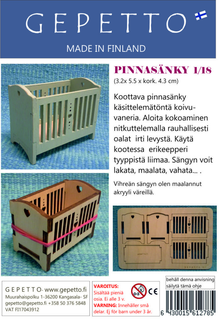 Pinnasänky 1:18