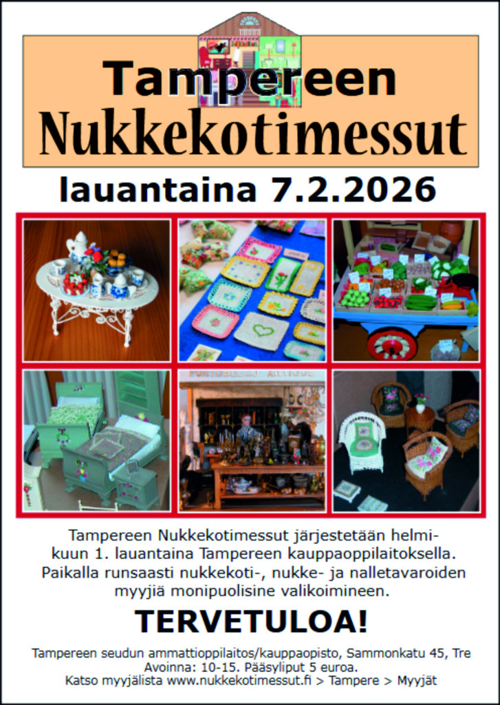 Tervetuloa nukkekotimessuille
