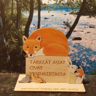 Tärkeät asiat ovat yksinkertaisia