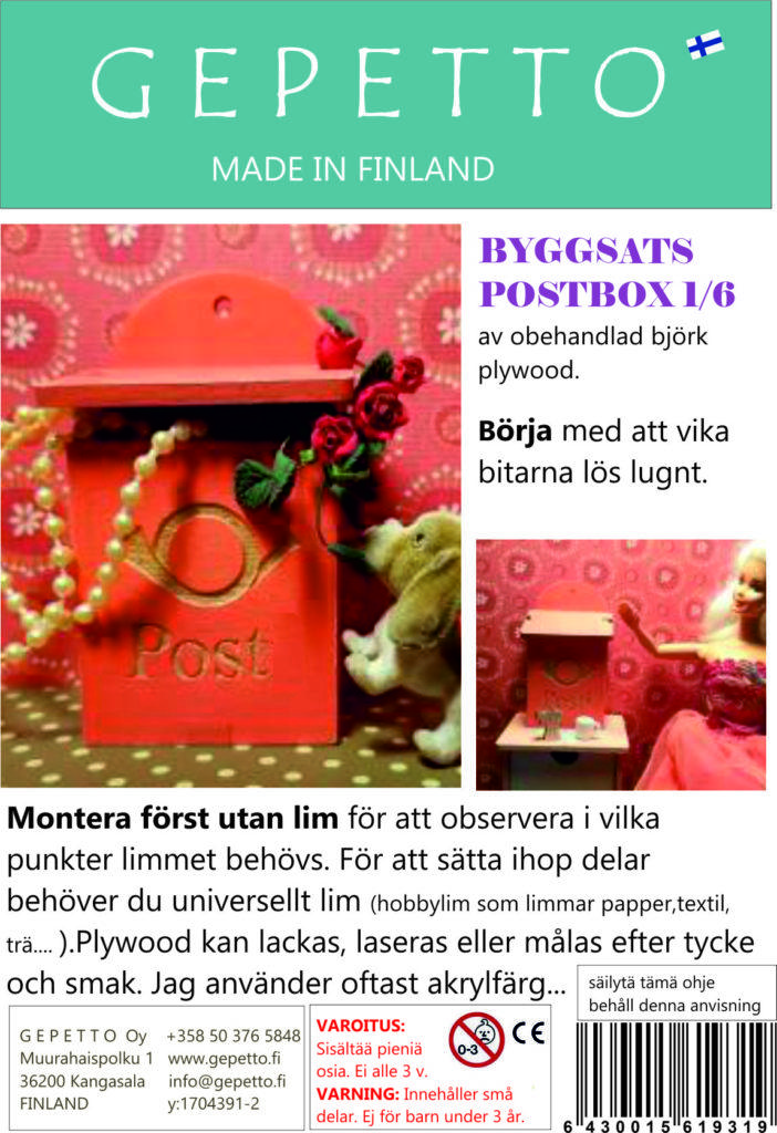 Post Box för Barbie