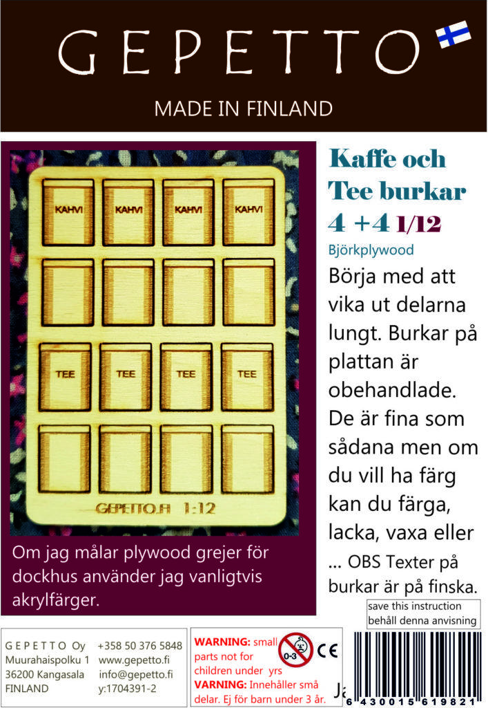 Kaffe och Tee burkar