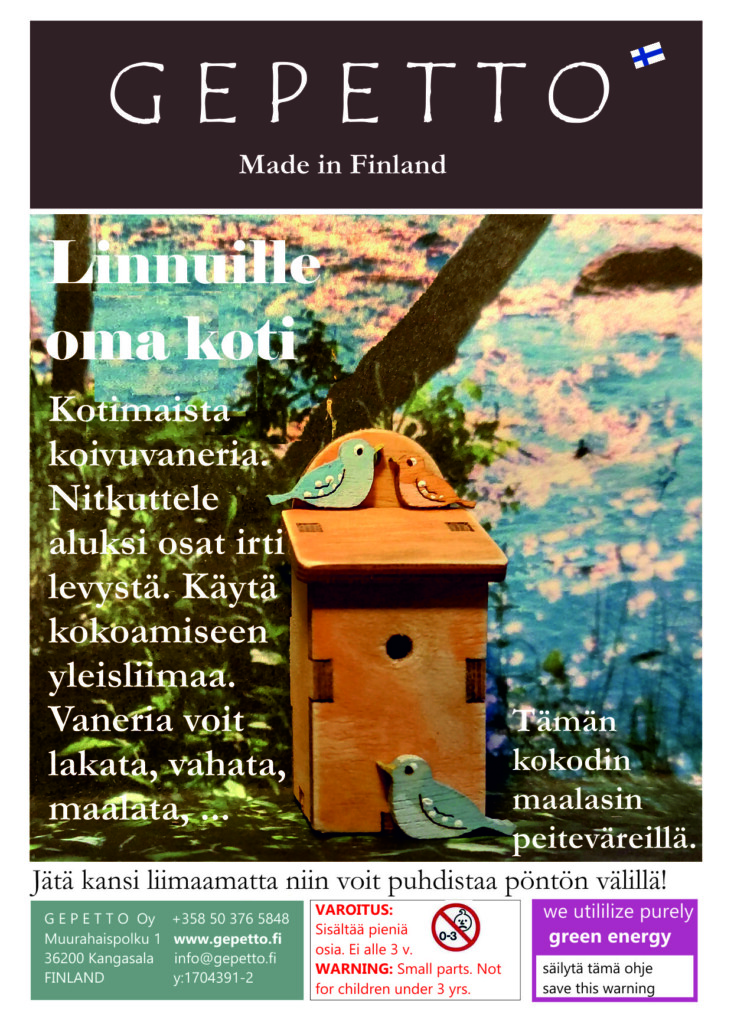 Linnunpönttö minilinnuille