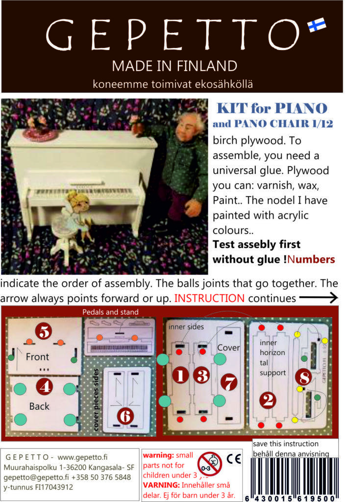 Instructions for Piano Kit
